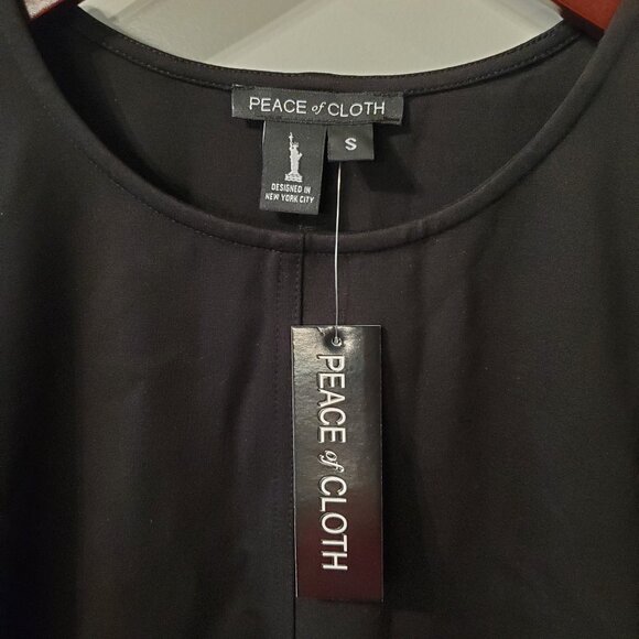 BNWT Peace of Cloth Dawn Hi-Low Crew - Faux Suede Sz Small - Picture 3 of 8